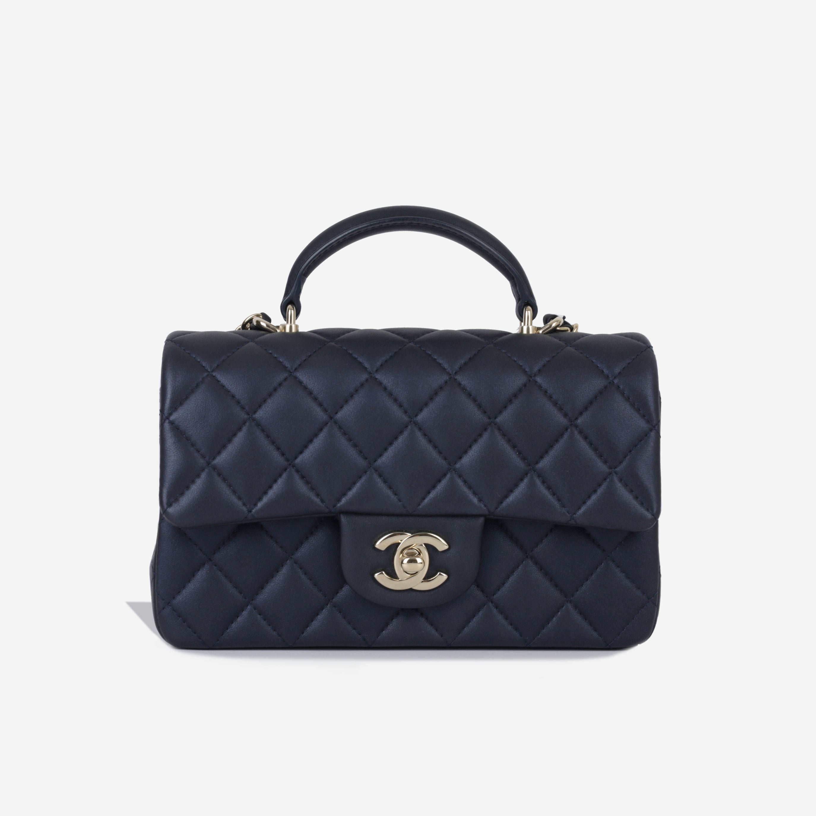 Chanel Mini Flap Bag With Top Handle