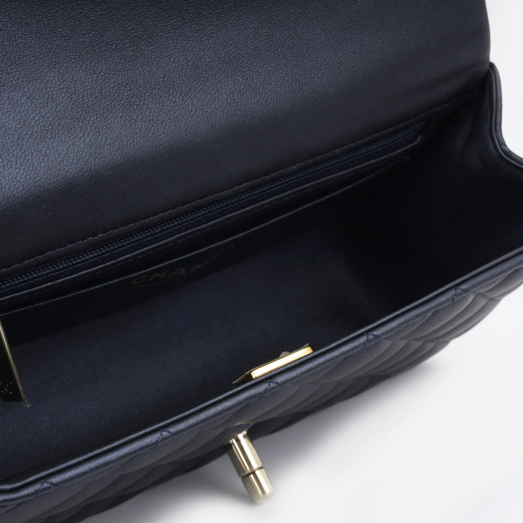 Chanel Mini Flap Bag With Top Handle