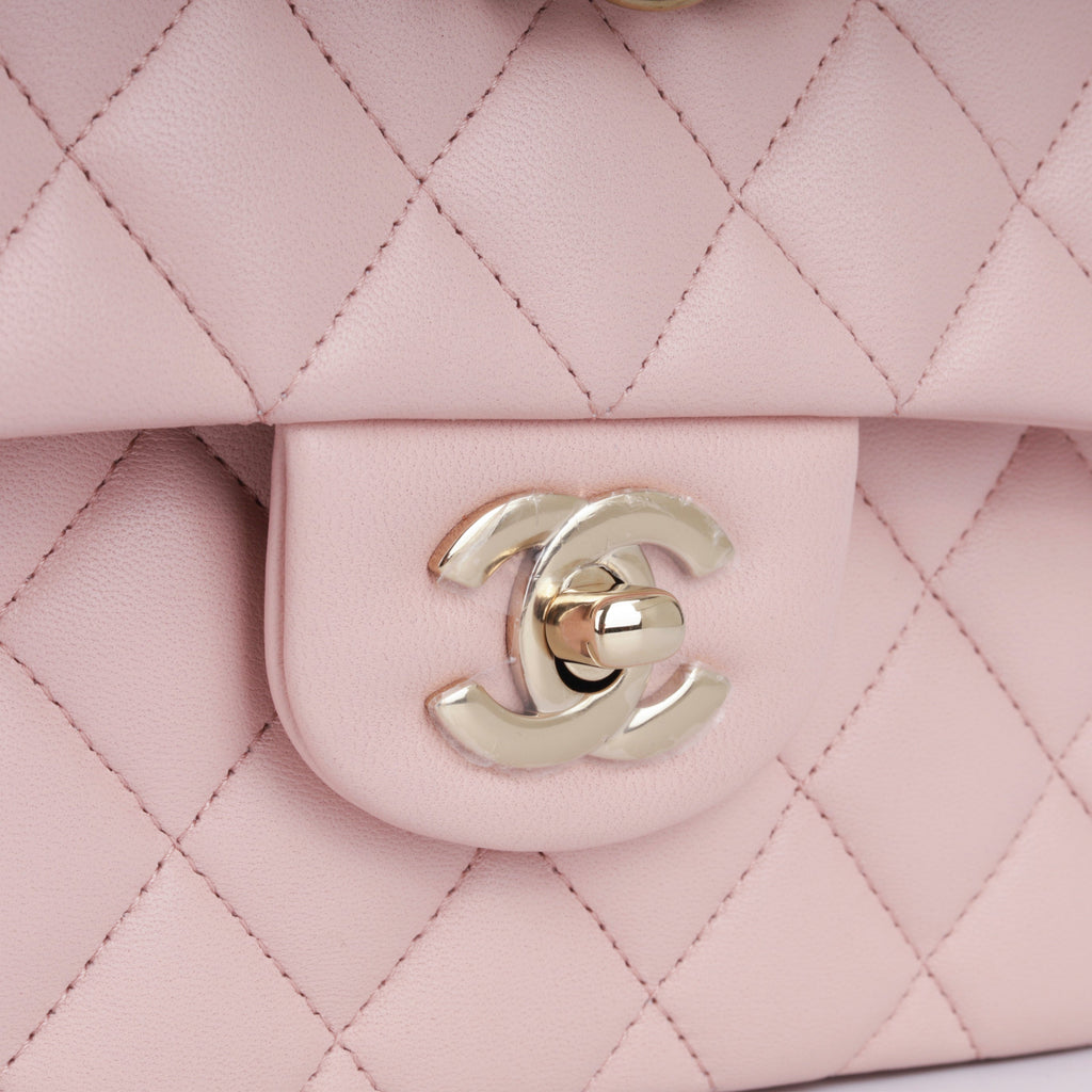 Chanel Small Classic Flap Bag - Pink