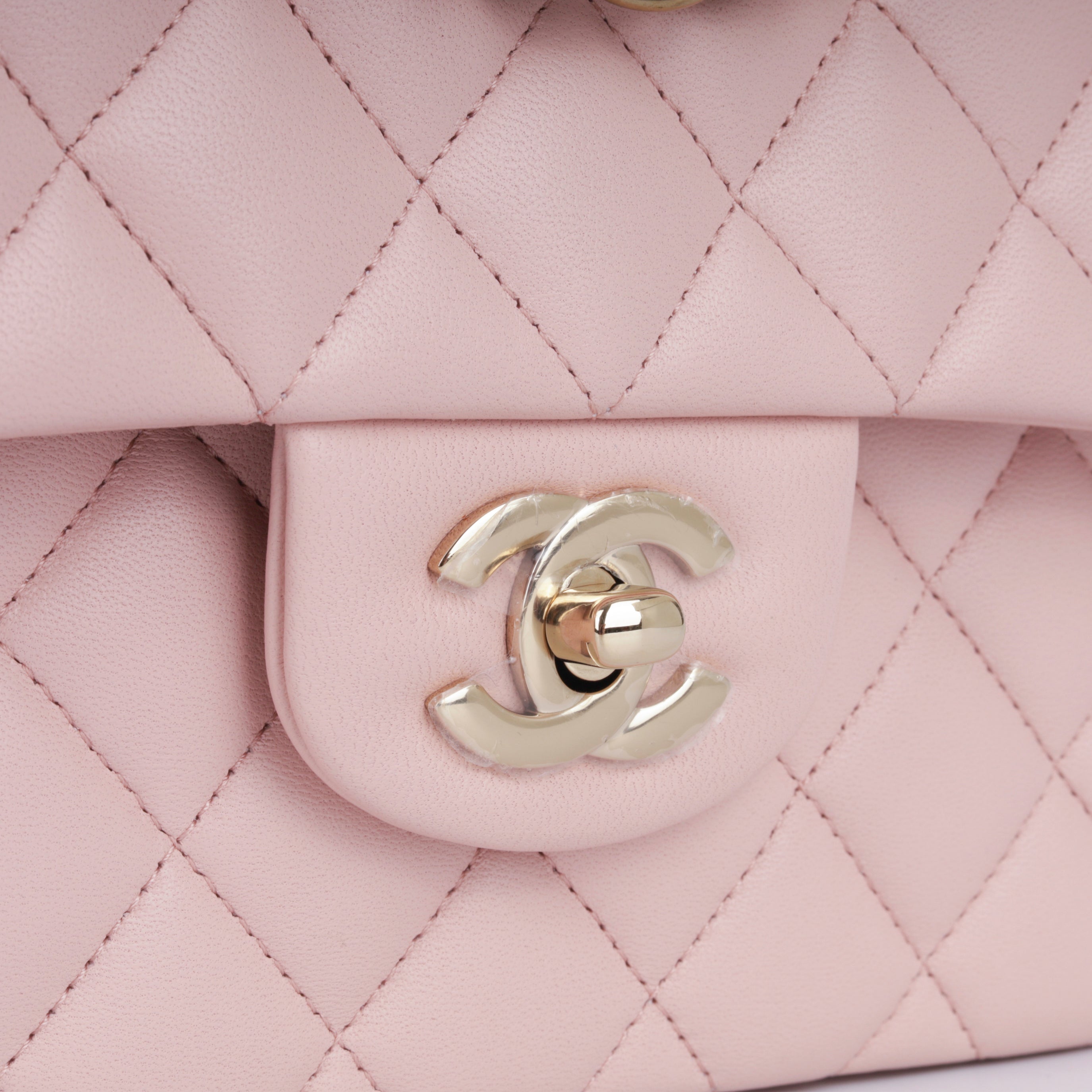 Chanel Small Classic Flap Bag - Pink
