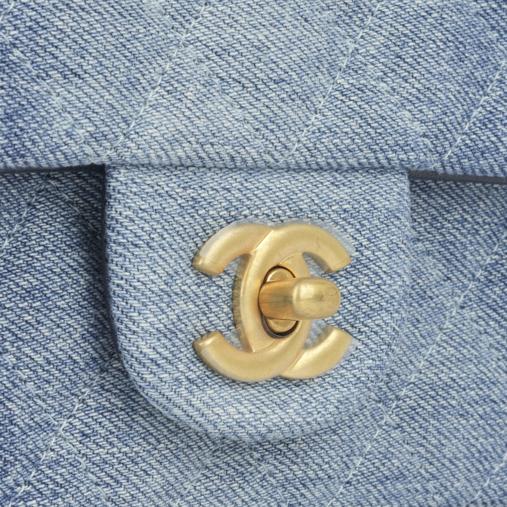 Chanel Mini Rectangular - Blue Ombre Denim