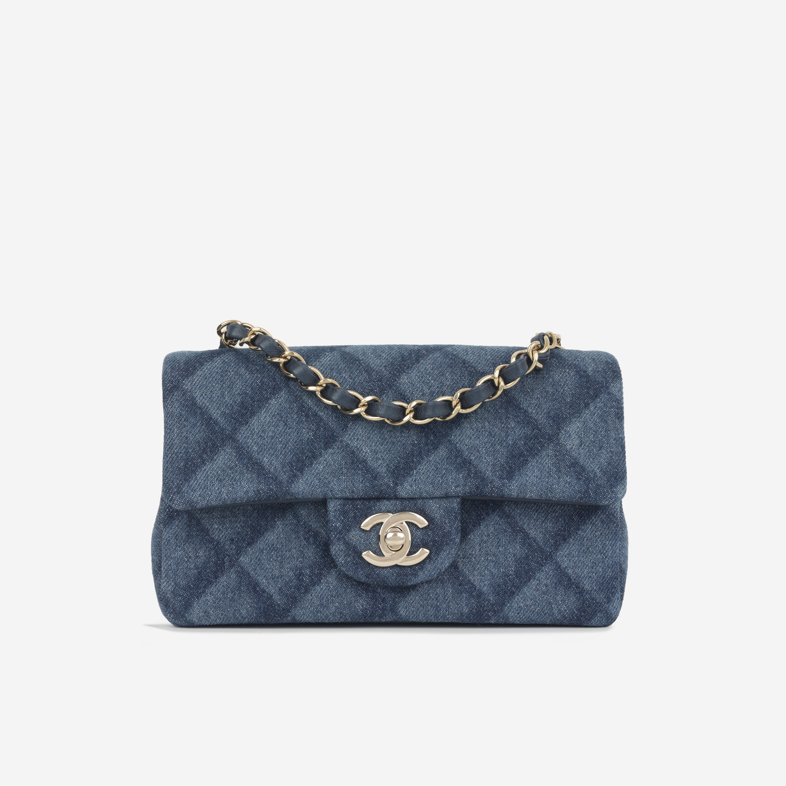 Chanel Mini Rectangular - Dark Denim