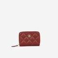 Chanel Zip Around Coin Purse