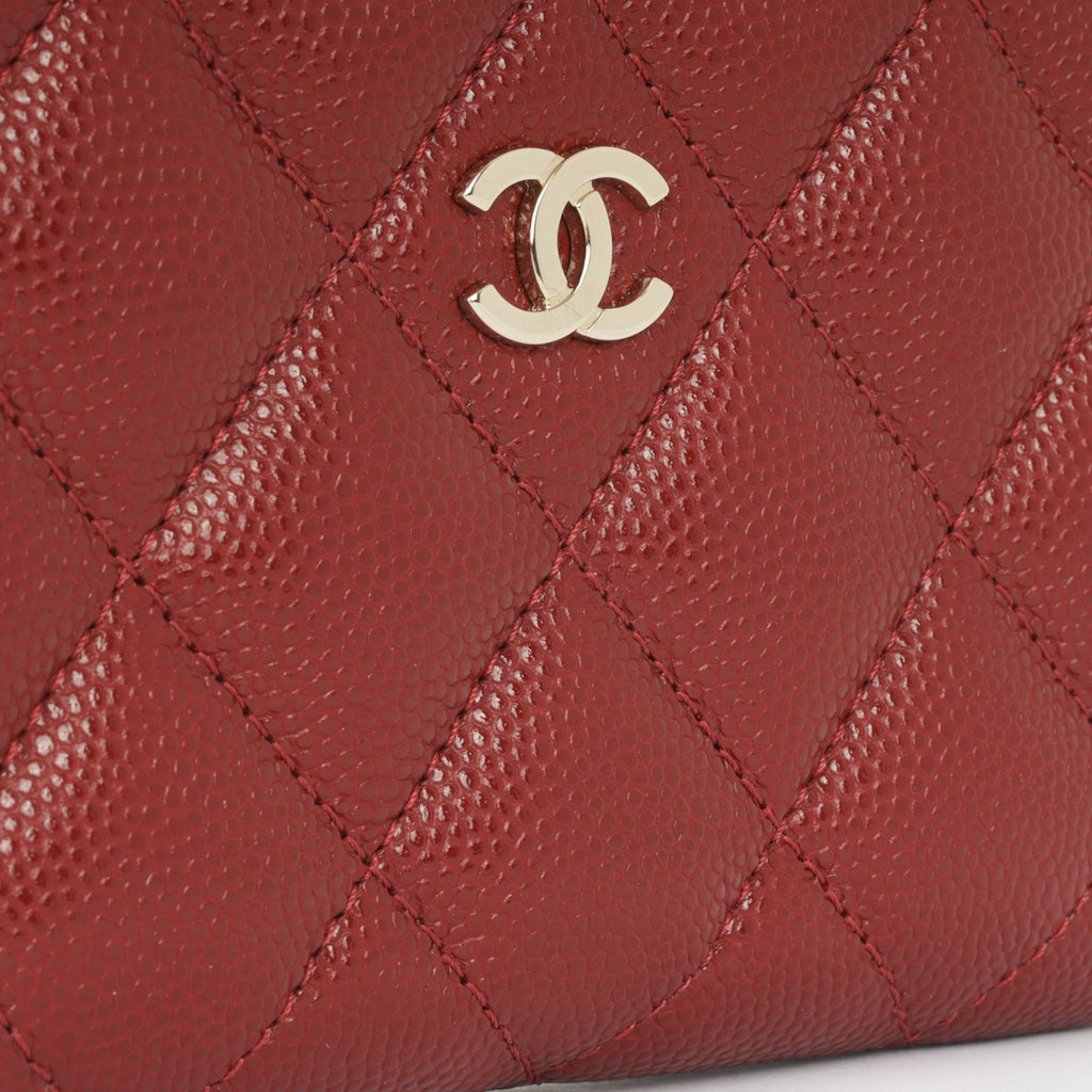 Chanel Zip Around Coin Purse