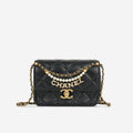 Chanel Mini Square Pearl Twist Flap
