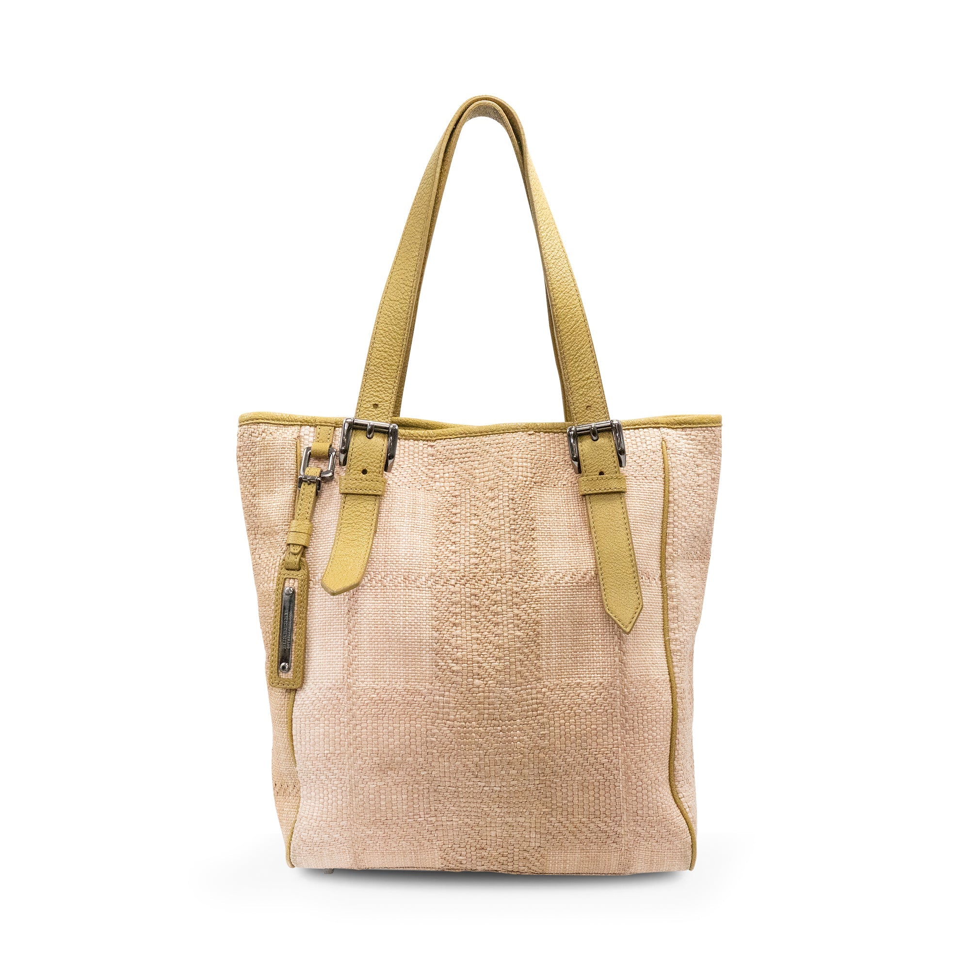 Burberry Woven Tote Bag