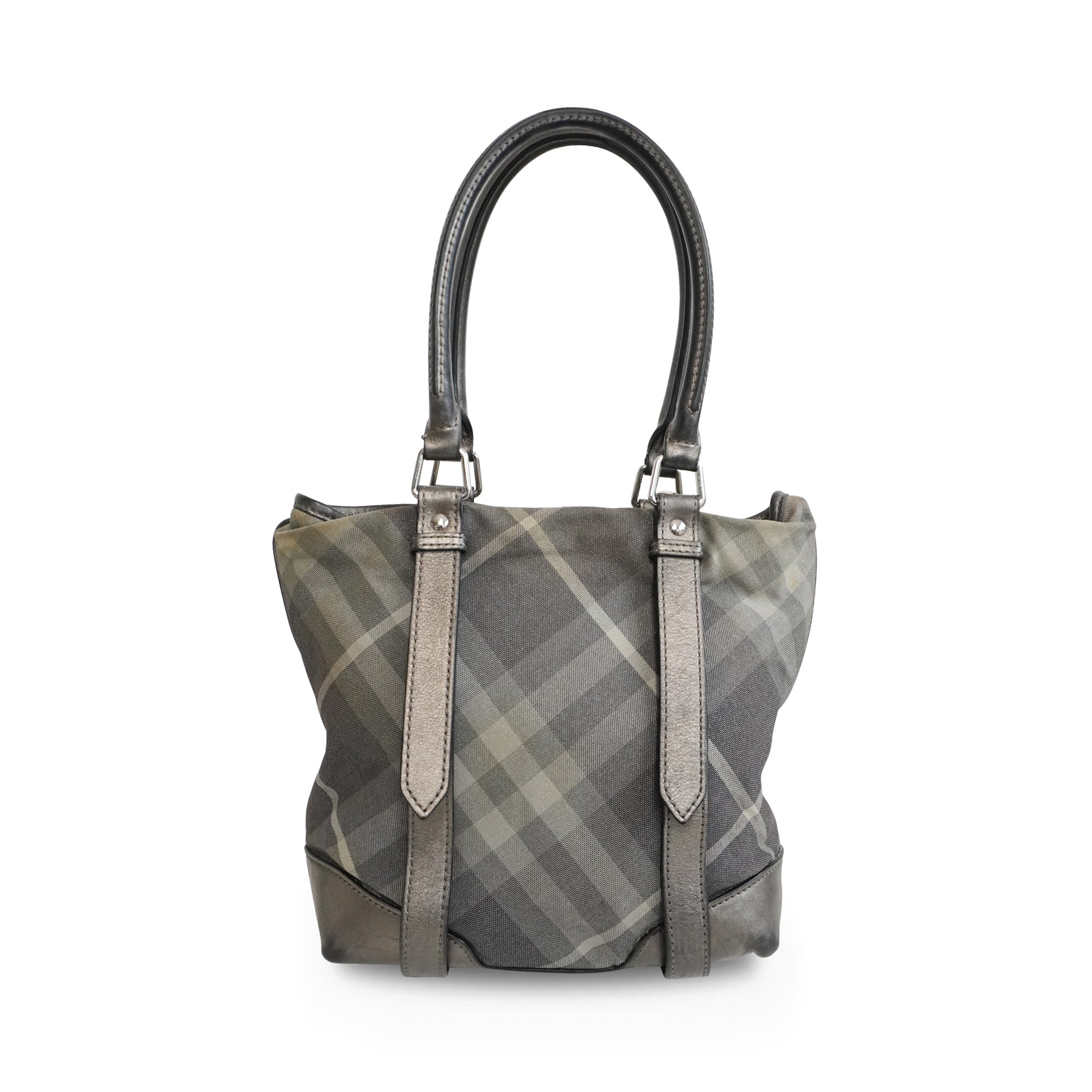 Burberry Shimmer Novacheck Shoulder Bag