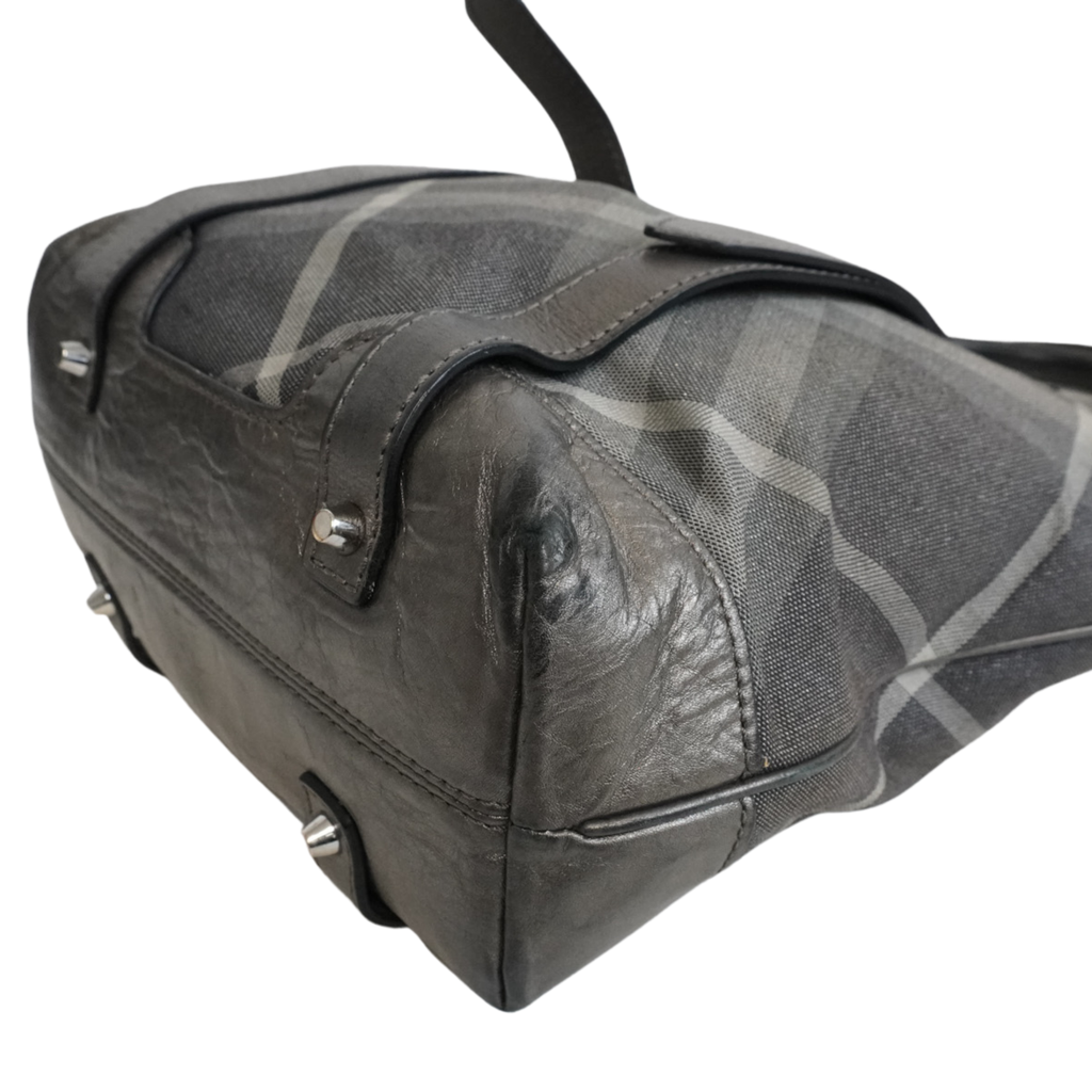 Burberry Shimmer Novacheck Shoulder Bag