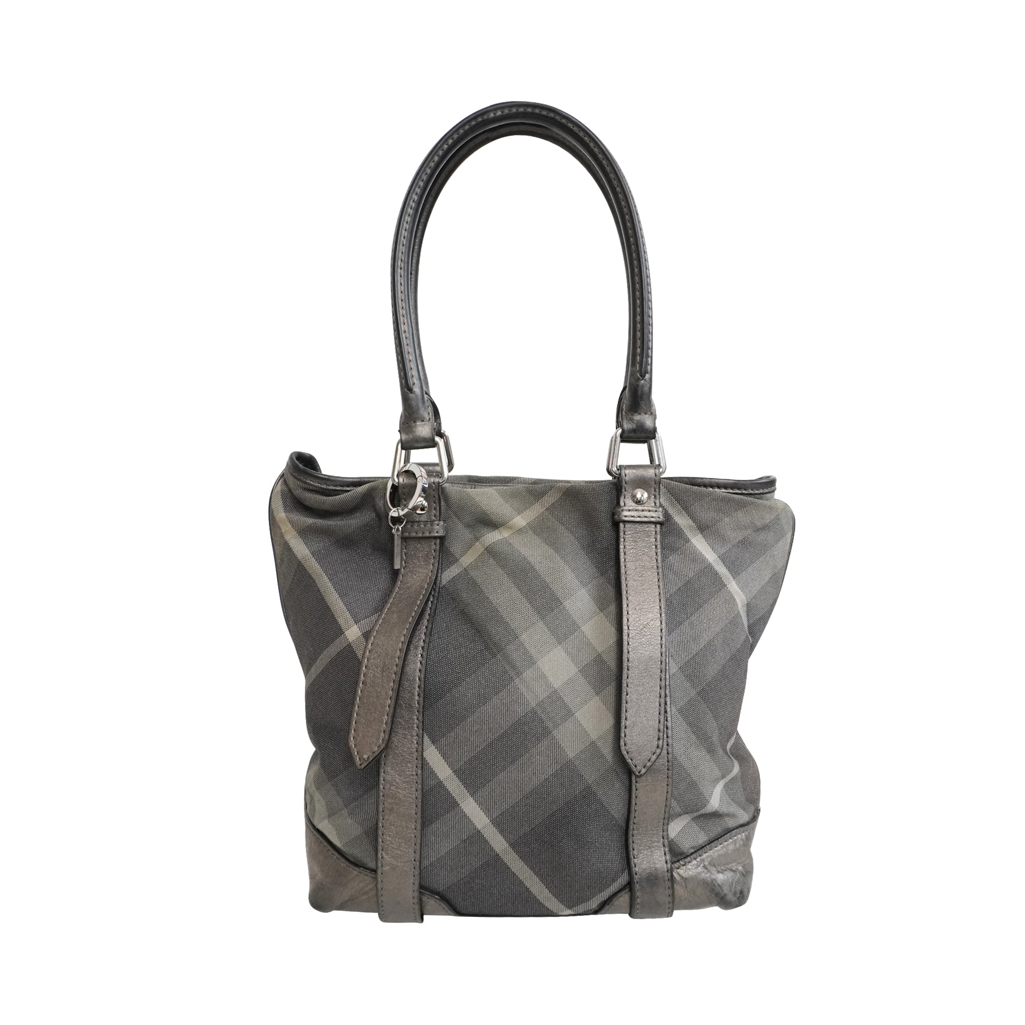 Burberry Shimmer Novacheck Shoulder Bag