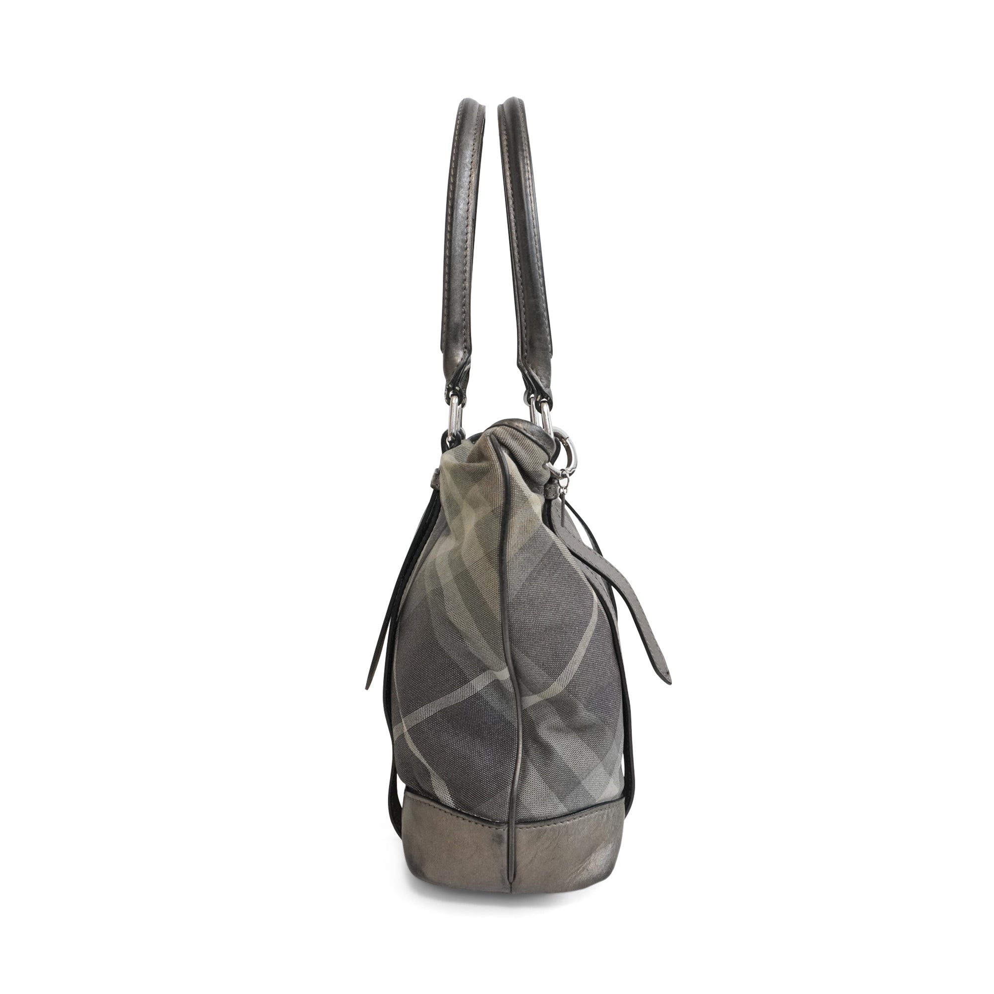 Burberry Shimmer Novacheck Shoulder Bag