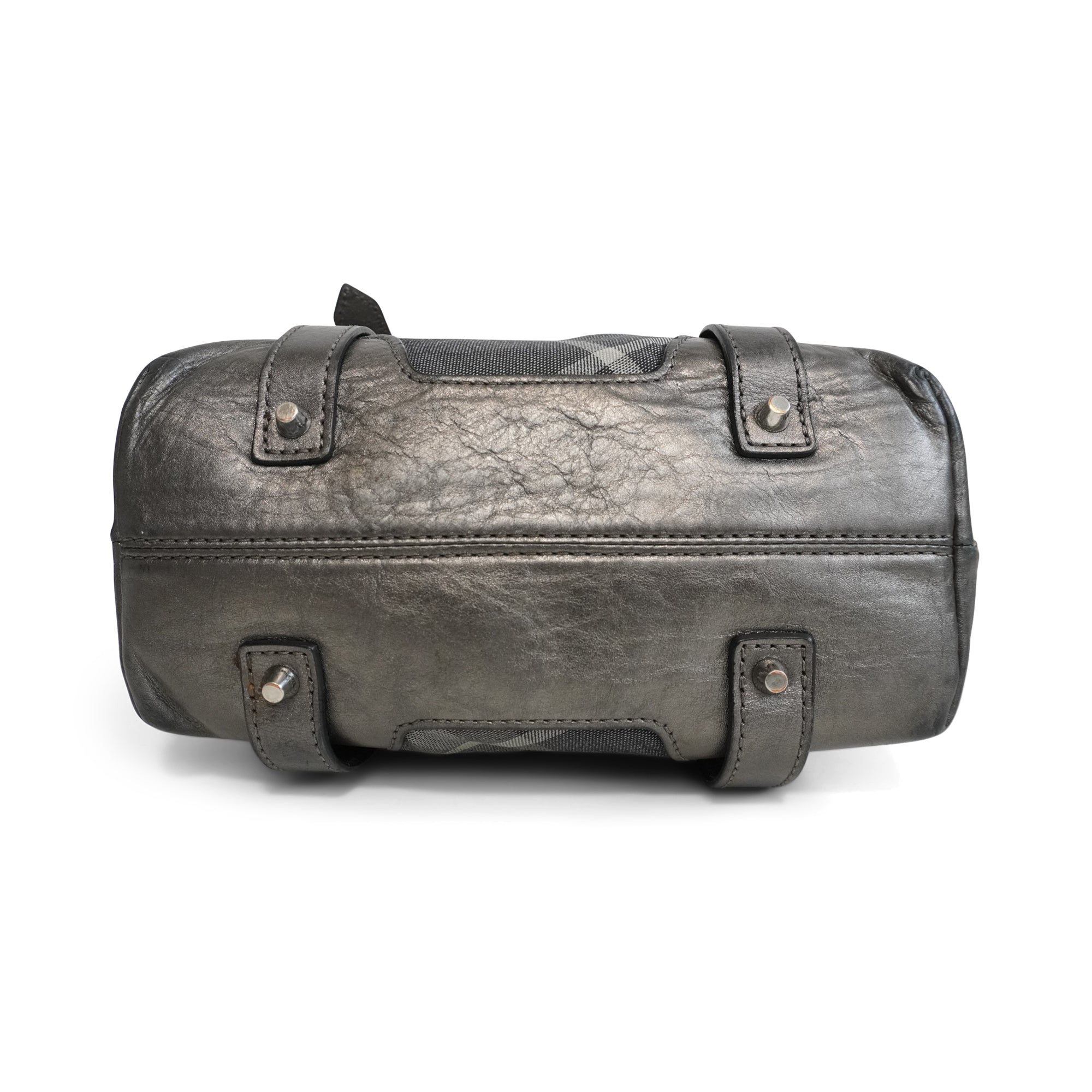 Burberry Shimmer Novacheck Shoulder Bag
