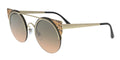 Bulgari Matte Pale Gold Cat eye BV6088 202218 Sunglasses