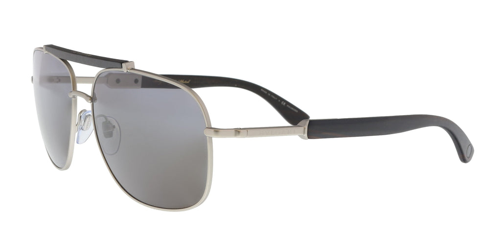 Bulgari Matte Silver Rectangular BV5040K 200781 Sunglasses