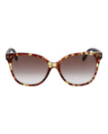 Bottega Veneta Womens Square/Rectangle Avana Brown Brown Fashion Designer Eyewear
