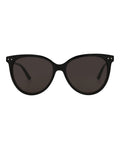 Bottega Veneta Womens Cat Eye Black Black Grey Fashion Designer Eyewear