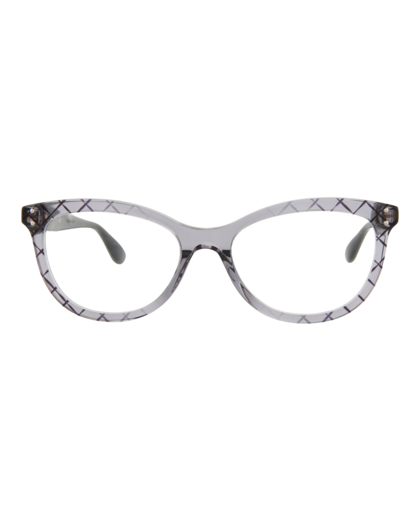 Bottega Veneta Womens Cat Eye Grey Black Transparent Fashion Designer Eyewear