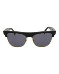 Bottega Veneta Unisex Square/Rectangle Black Black Grey Fashion Designer Eyewear