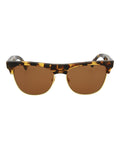 Bottega Veneta Unisex Square/Rectangle Havana Havana Brown Fashion Designer Eyewear
