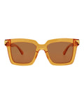Bottega Veneta Womens Square/Rectangle Orange Orange Orange Fashion Designer Eyewear Orange Orange Orange