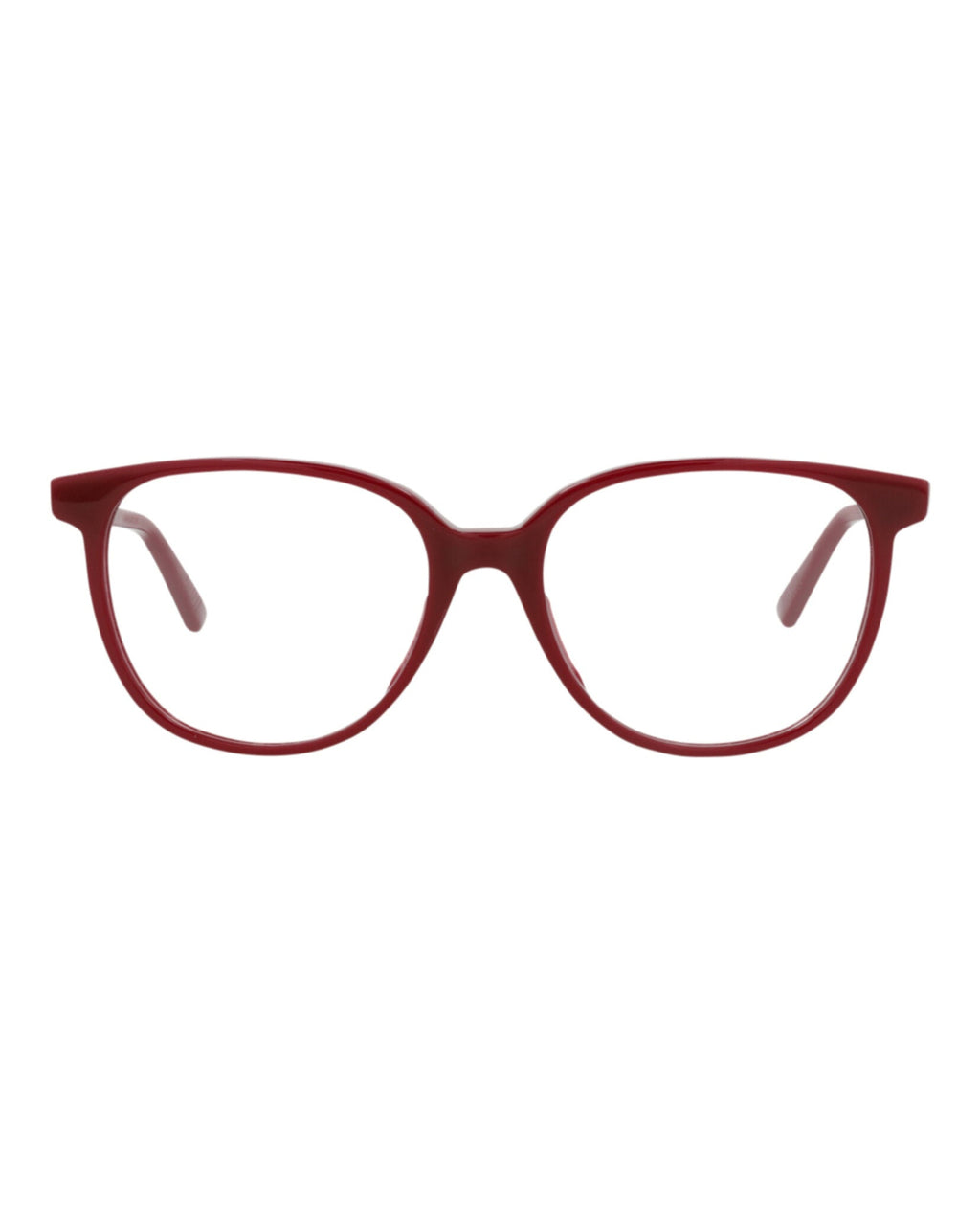Bottega Veneta Womens Round/Oval Burgundy Burgundy Transparent Fashion Designer Eyewear