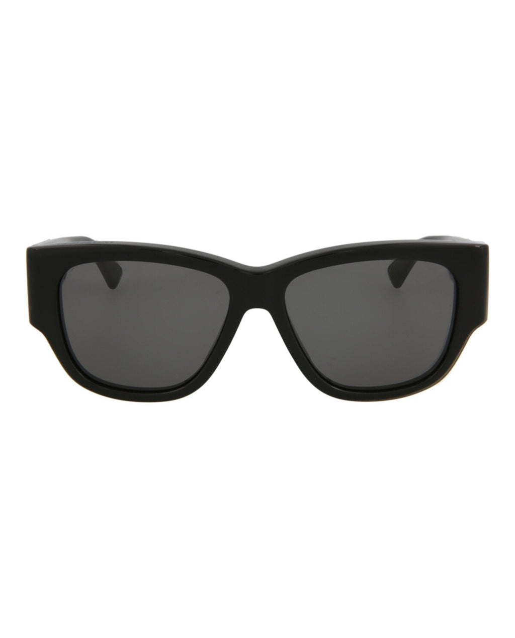 Bottega Veneta Womens Square/Rectangle Black Black Grey Fashion Designer Eyewear