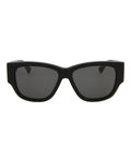Bottega Veneta Womens Square/Rectangle Black Black Grey Fashion Designer Eyewear