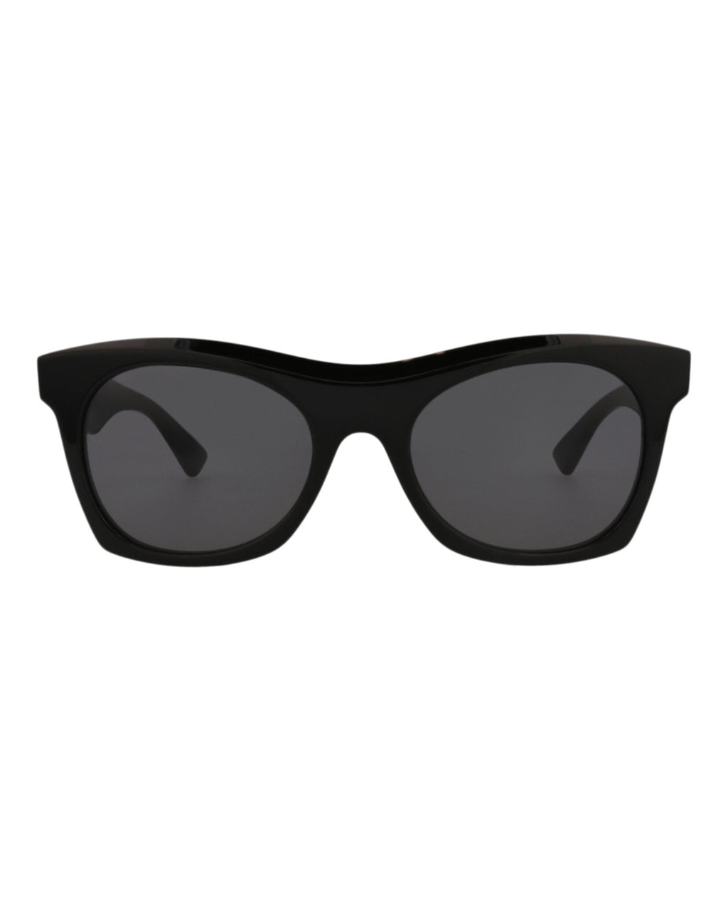 Bottega Veneta Unisex Square/Rectangle Black Black Grey Fashion Designer Eyewear