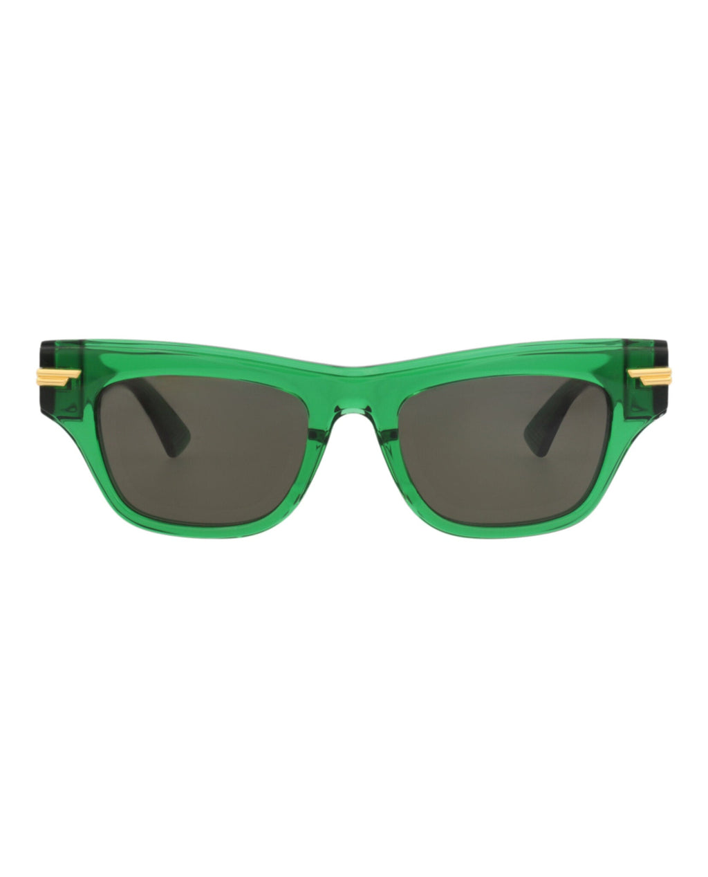 Bottega Veneta Womens Square/Rectangle Green Green Green Fashion Designer Eyewear