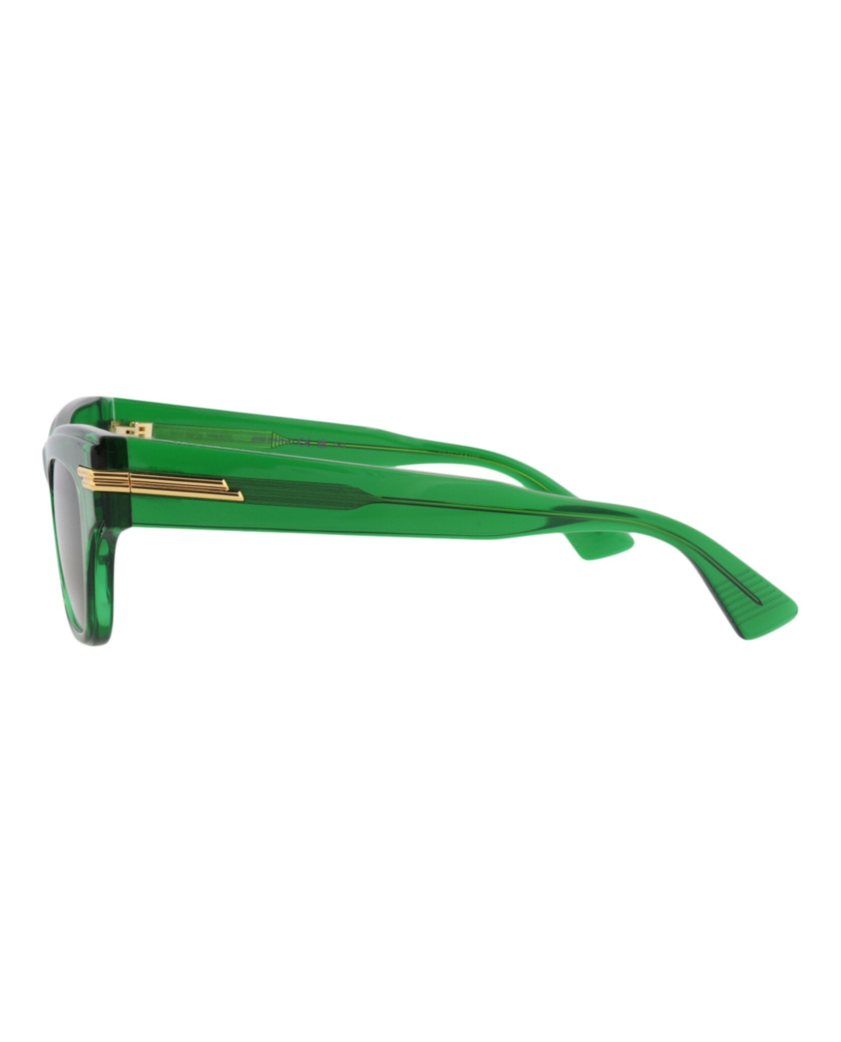 Bottega Veneta Womens Square/Rectangle Green Green Green Fashion Designer Eyewear
