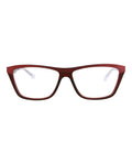 Bottega Veneta Unisex Cat Eye Burgundy Burgundy Transparent Fashion Designer Eyewear