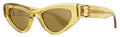 Bottega Veneta BV1142S Cat Eye Sunglasses 003 Transparent Brown 49mm Transparent Brown