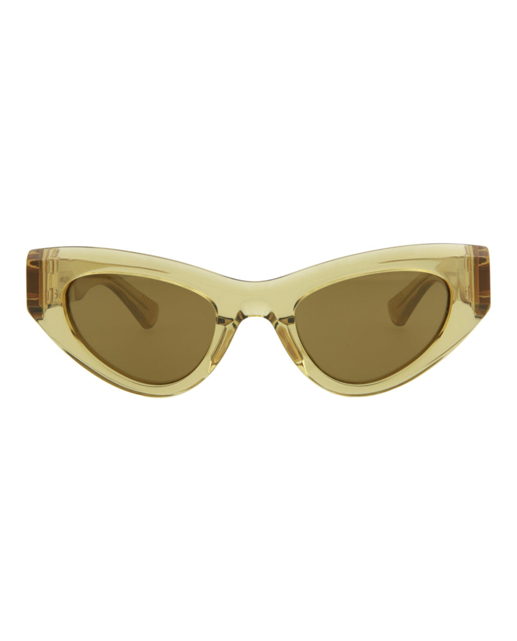 Bottega Veneta Womens Cat Eye Brown Brown Bronze Fashion Designer Eyewear
