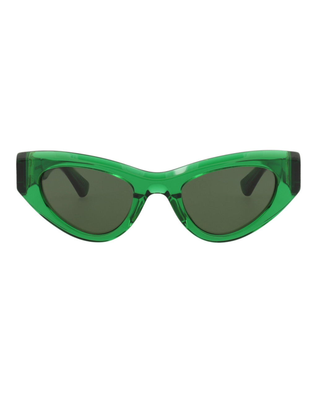 Bottega Veneta Womens Cat Eye Green Green Green Fashion Designer Eyewear