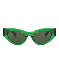 Bottega Veneta Womens Cat Eye Green Green Green Fashion Designer Eyewear