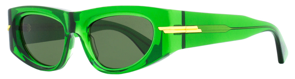 Bottega Veneta Cat Eye Sunglasses BV1144S 004 Green 51mm 1112 Green