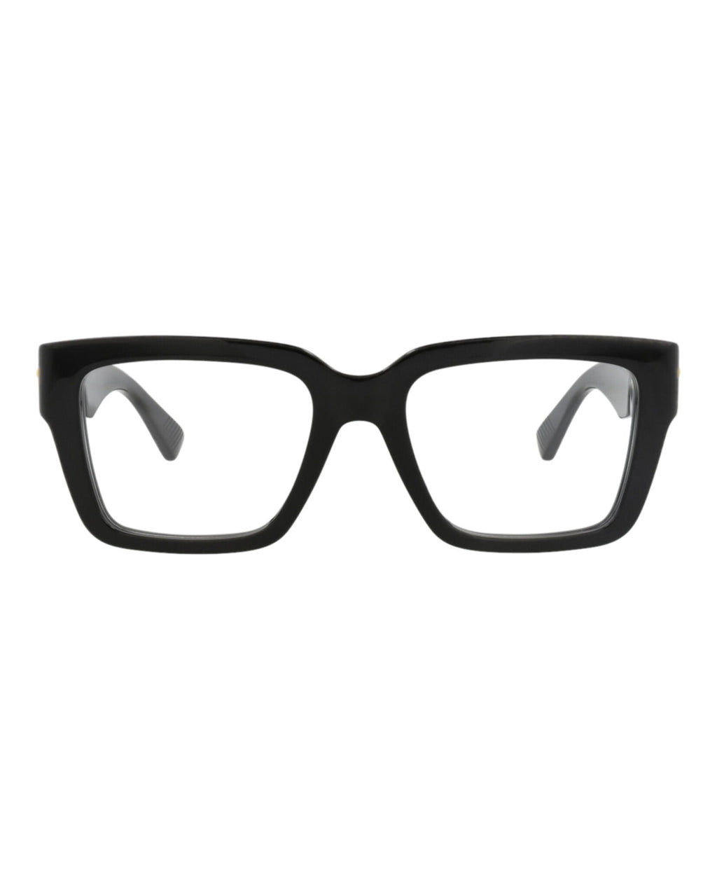 Bottega Veneta Womens Square/Rectangle Black Black Transparent Fashion Designer Eyewear