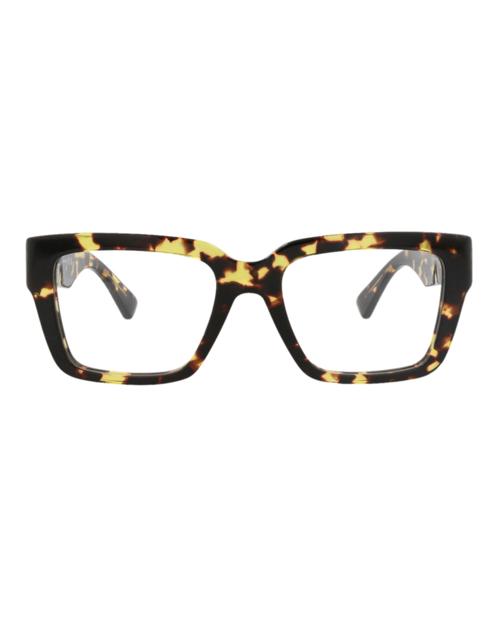 Bottega Veneta Womens Square/Rectangle Havana Havana Transparent Fashion Designer Eyewear