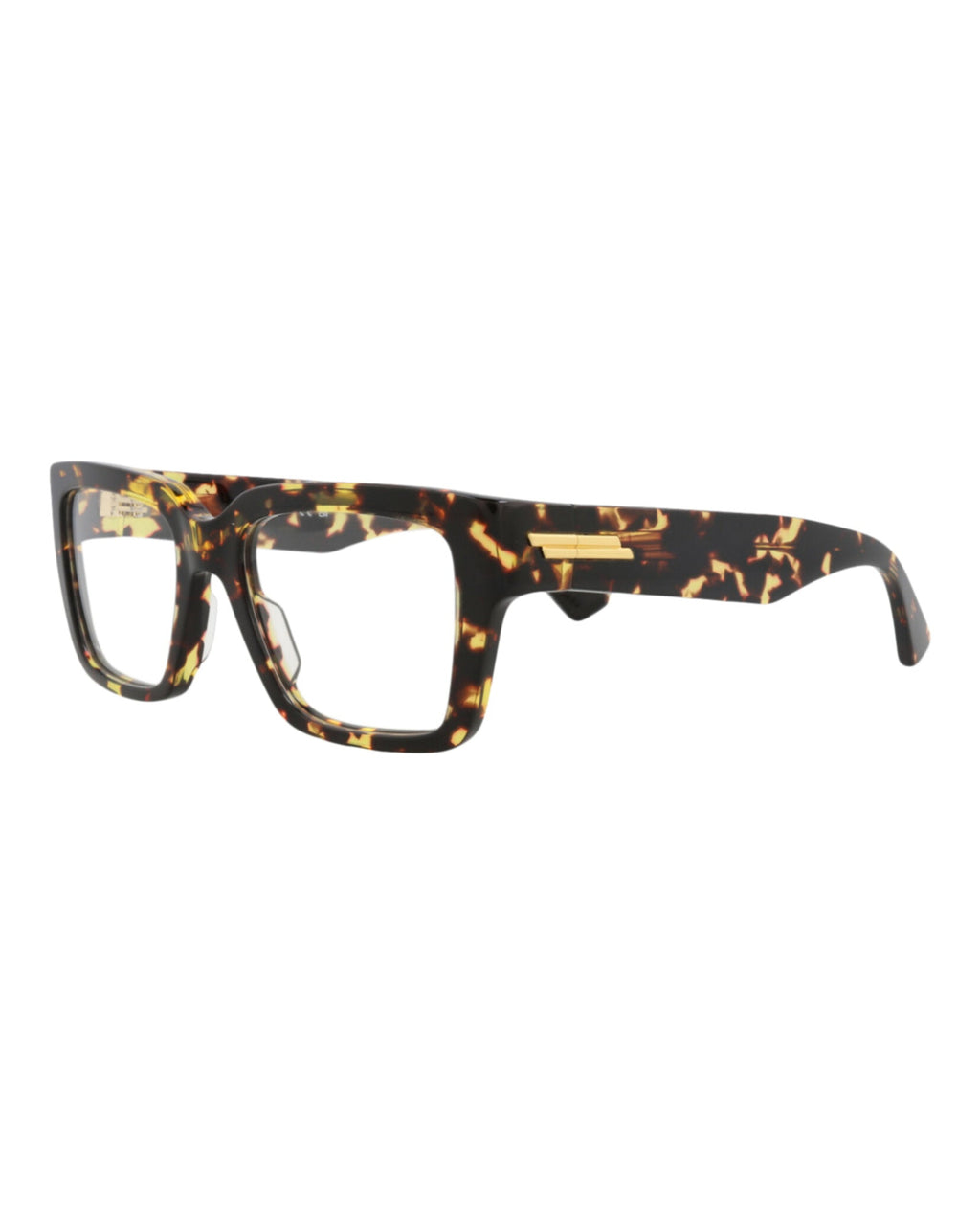 Bottega Veneta Womens Square/Rectangle Havana Havana Transparent Fashion Designer Eyewear