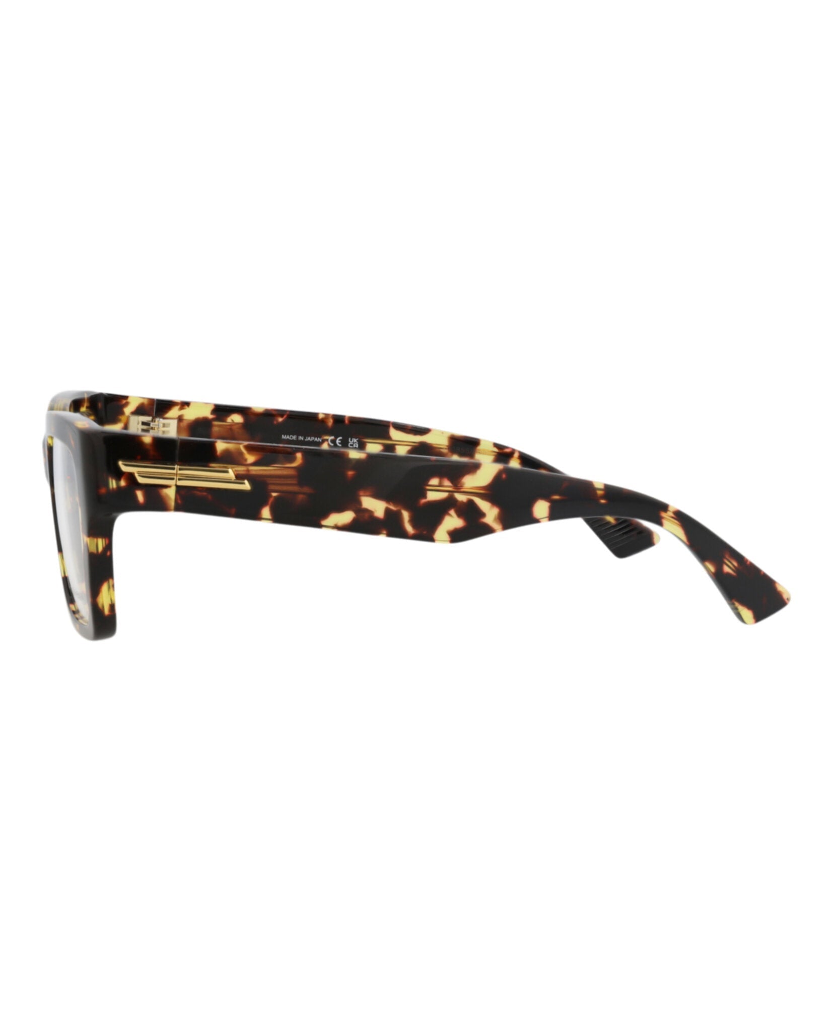 Bottega Veneta Womens Square/Rectangle Havana Havana Transparent Fashion Designer Eyewear