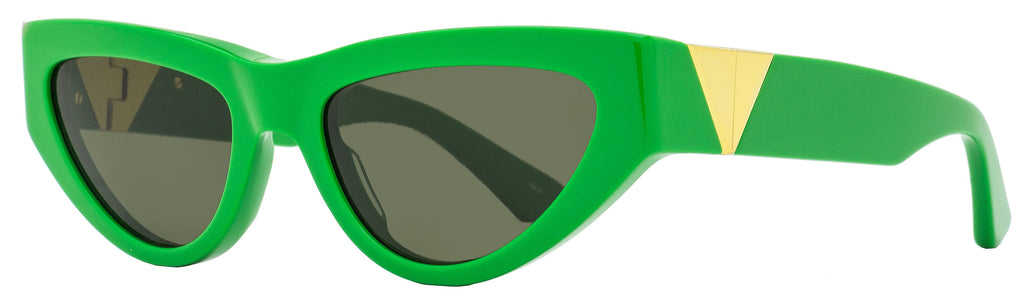 Bottega Veneta Cat Eye Sunglasses BV1176S 003 Green 55mm Green