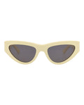 Bottega Veneta Womens Cat Eye Yellow Yellow Grey Fashion Designer Eyewear