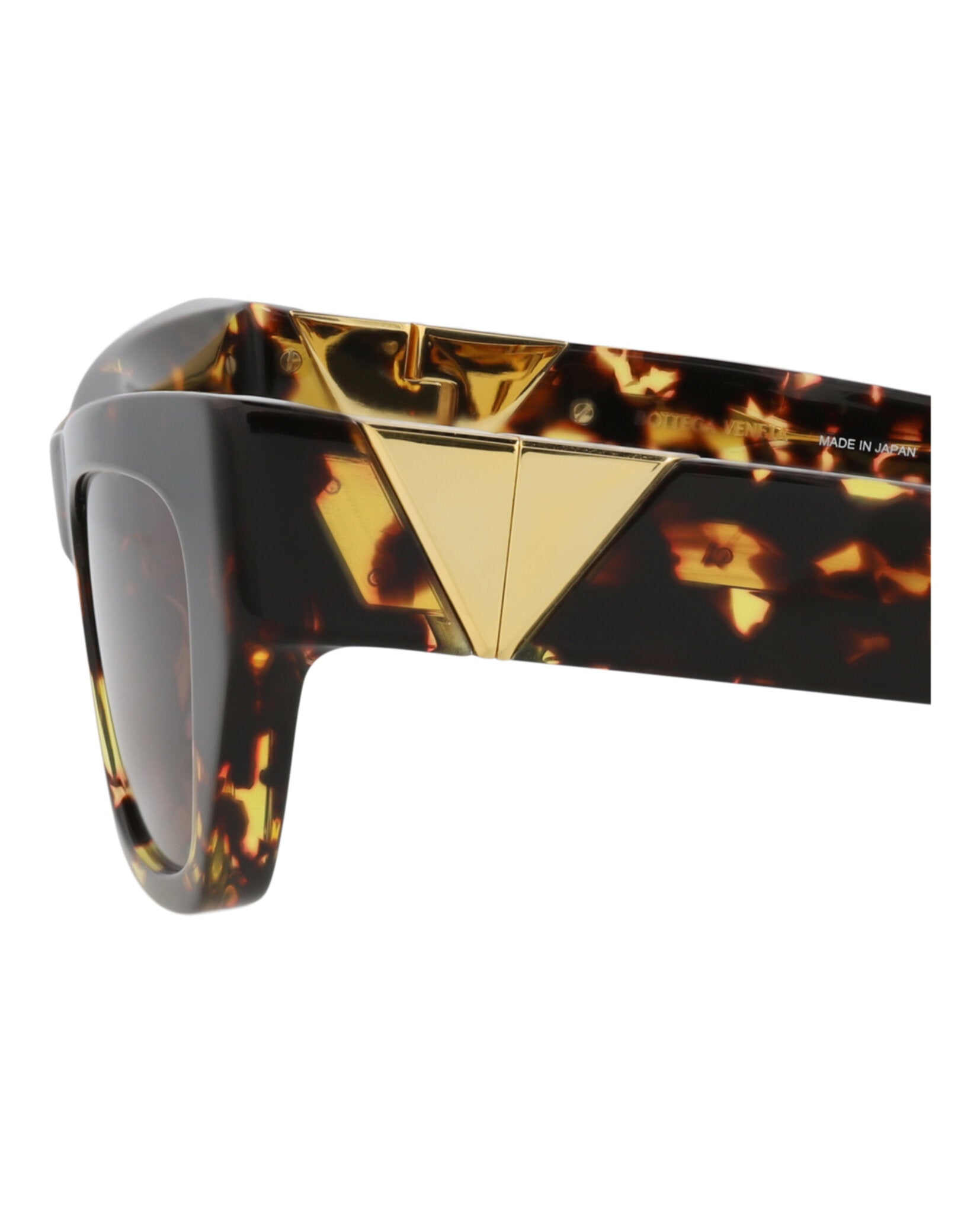 Bottega Veneta Womens Cat Eye Havana Havana Brown Fashion Designer Eyewear