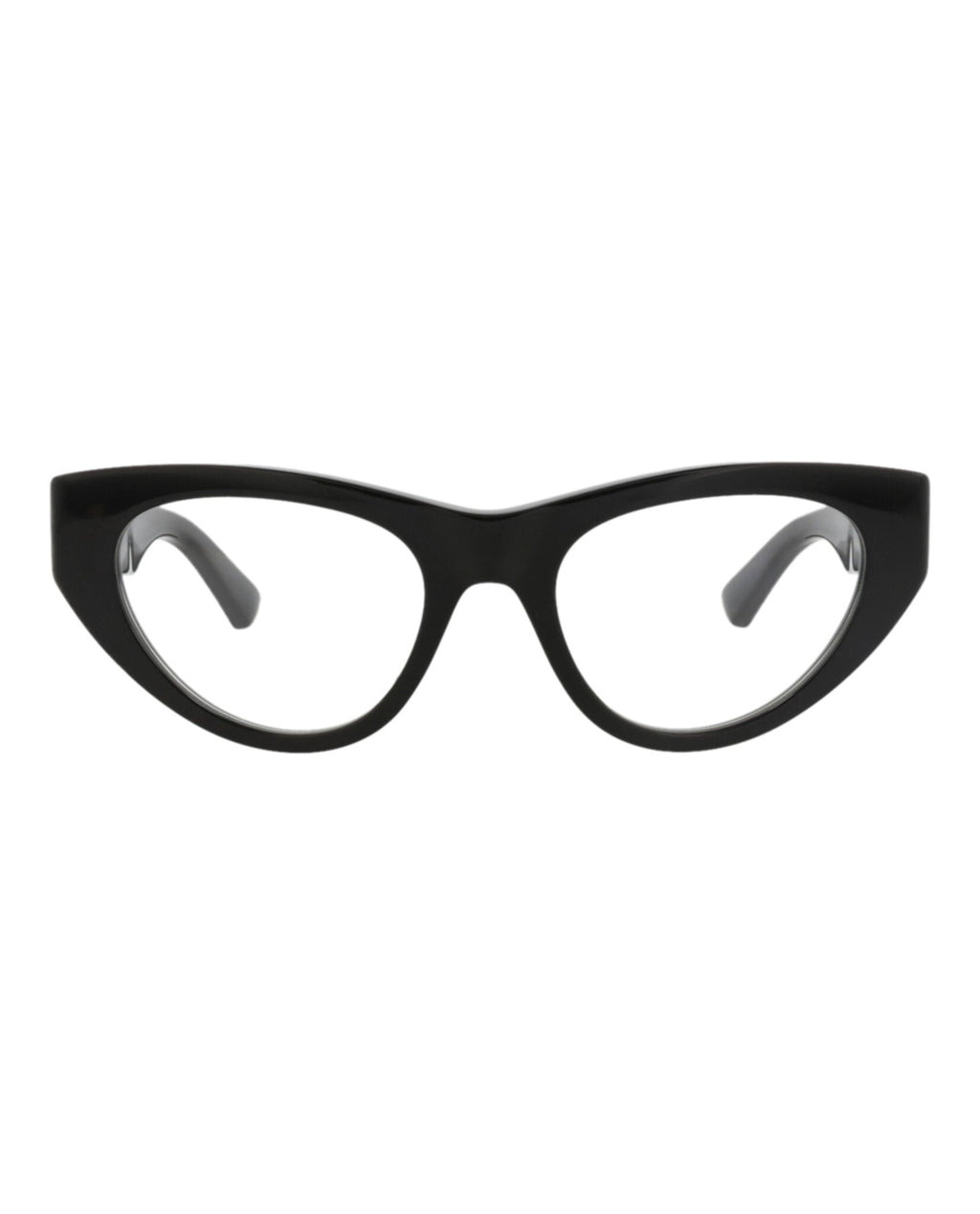 Bottega Veneta Womens Cat Eye Black Black Transparent Fashion Designer Eyewear