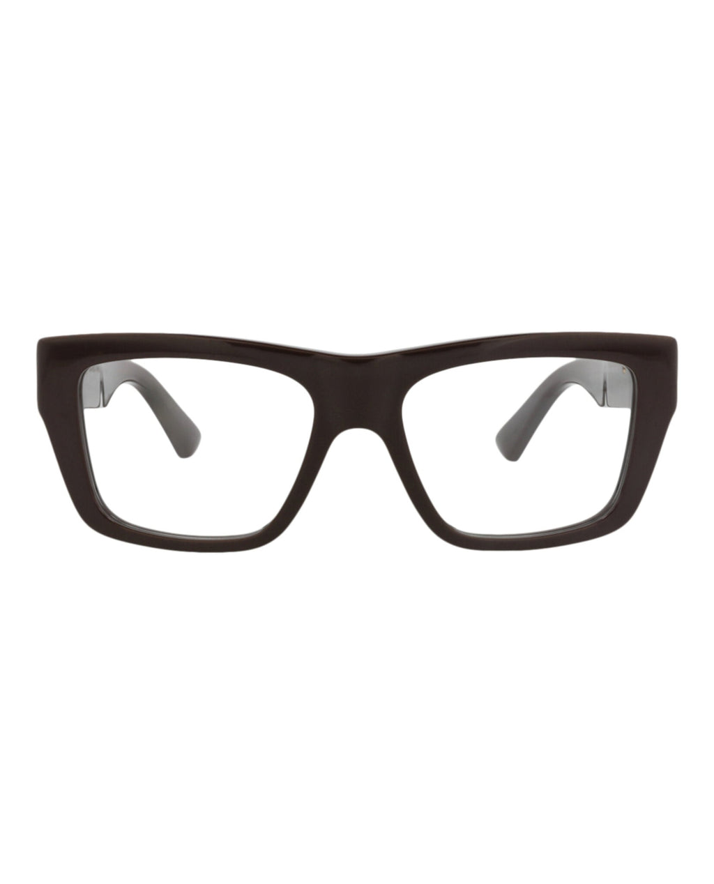 Bottega Veneta Womens Square/Rectangle Brown Brown Transparent Fashion Designer Eyewear