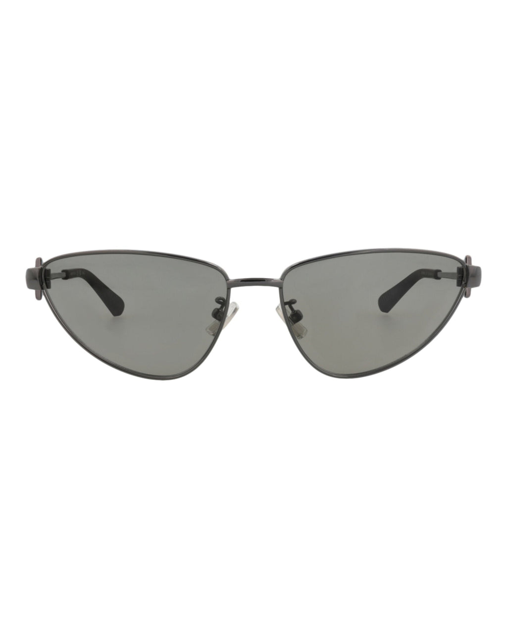 Bottega Veneta Womens Cat Eye Ruthenium Ruthenium Grey Fashion Designer Eyewear