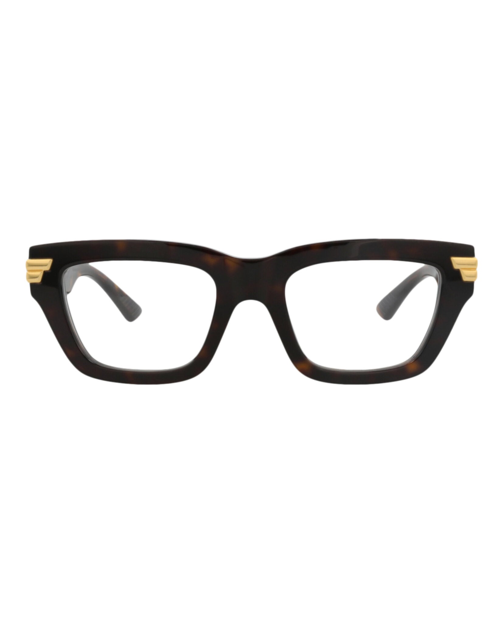 Bottega Veneta Womens Square/Rectangle Havana Havana Transparent Fashion Designer Eyewear