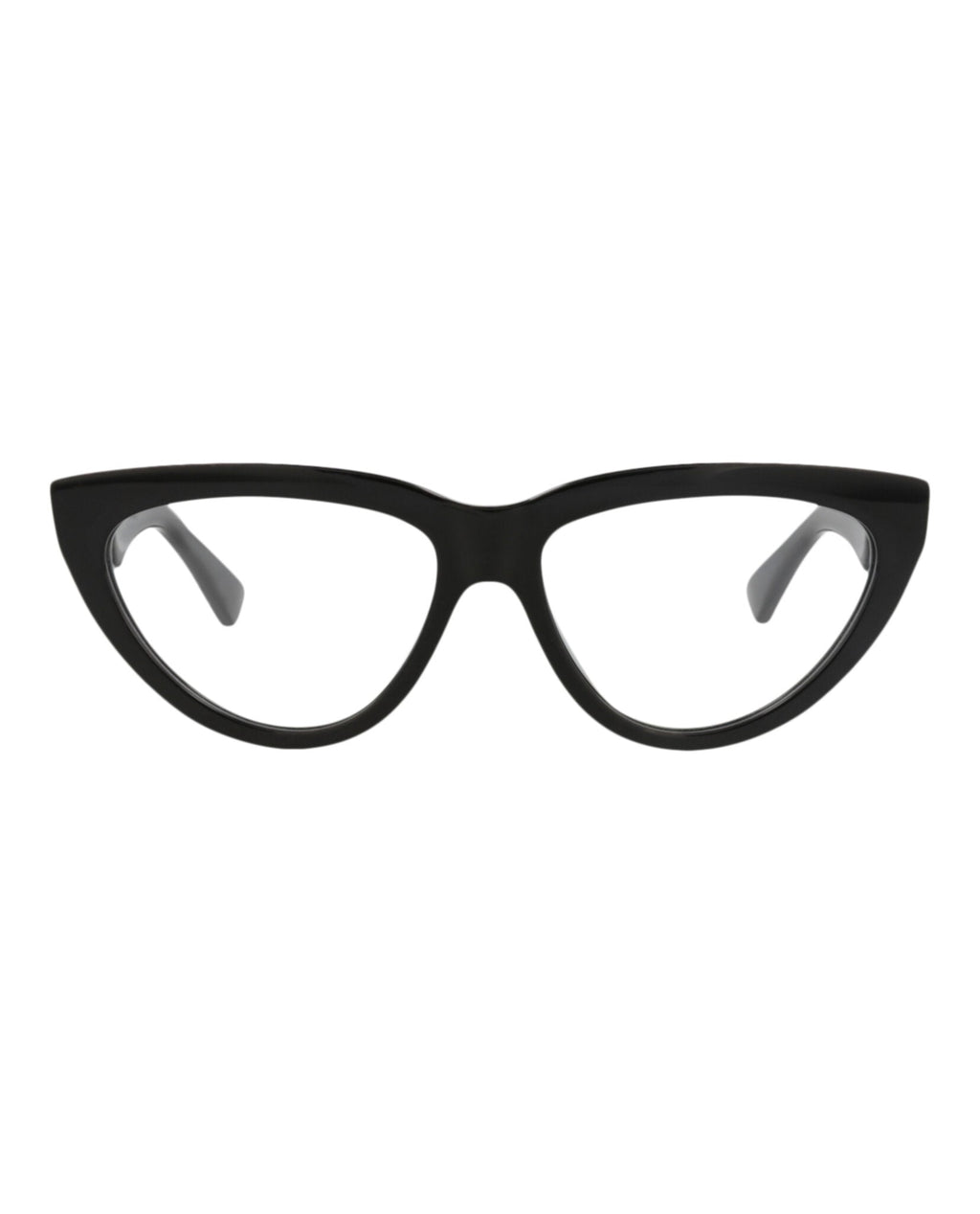 Bottega Veneta Womens Cat Eye Black Black Transparent Fashion Designer Eyewear