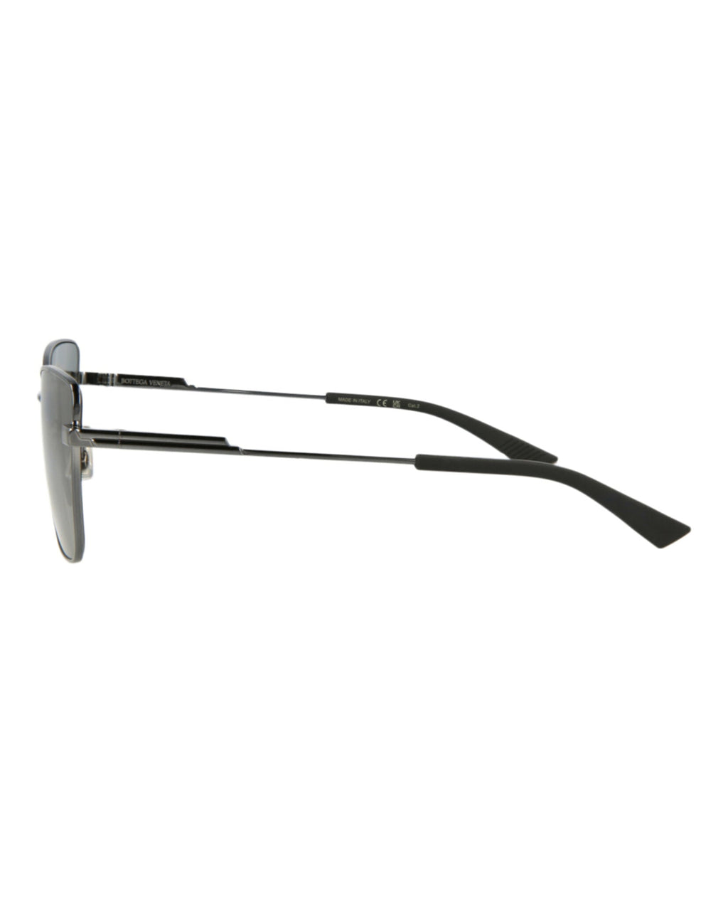 Bottega Veneta Womens Square/Rectangle Ruthenium Ruthenium Grey Fashion Designer Eyewear
