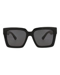 Bottega Veneta Womens Square/Rectangle Black Black Grey Fashion Designer Eyewear