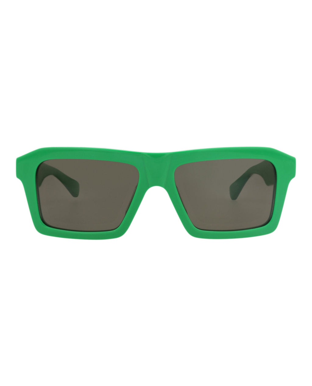 Bottega Veneta Mens Square/Rectangle Green Green Green Fashion Designer Eyewear